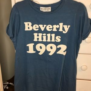 NWT WILDFOX Beverly Hills shirt